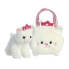 Fancy Pals Kitten Princess White Bag