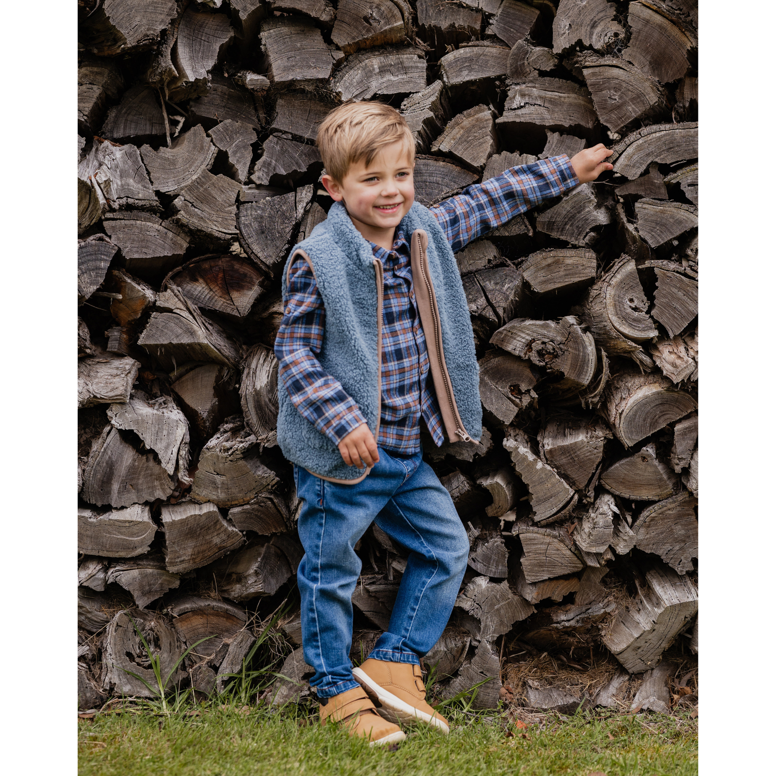 Bebe Hunter Denim Pull On Jeans - Mid Blue