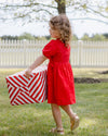 Milky Red Broderie Dress