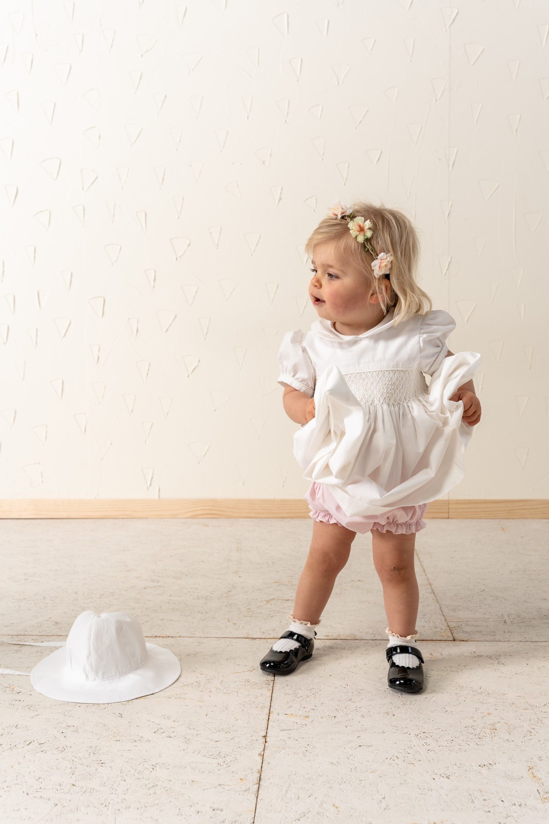 Smox Rox Bloomers - White and Pink Gingham