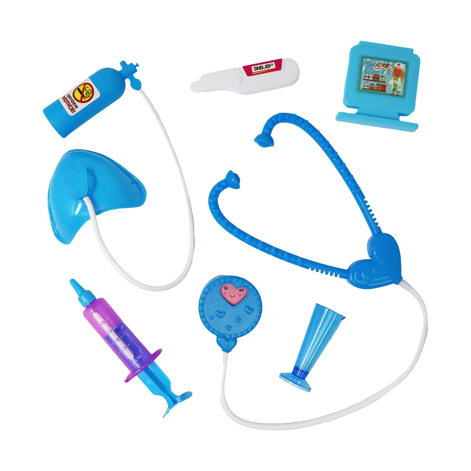 Pink Poppy Doctor Medical Play Set - Blue