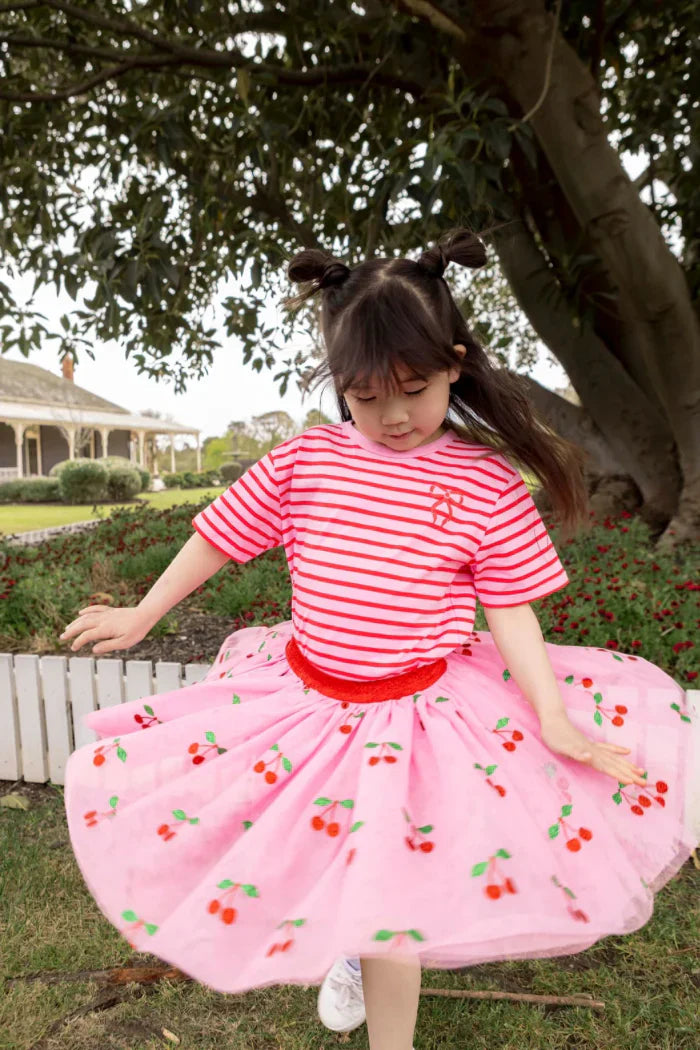 Milky Cherry Tutu Skirt