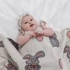 Di Lusso -Snowball Bunny Baby Blanket