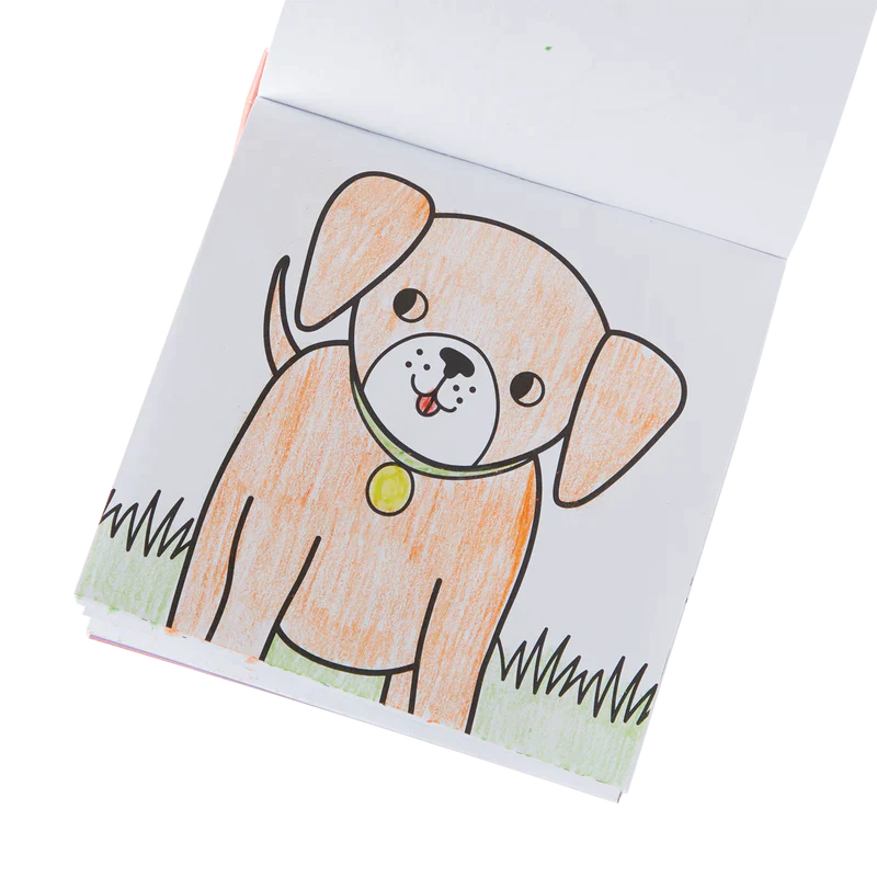 Ooly Carry Along On  Colouring Book - Pets