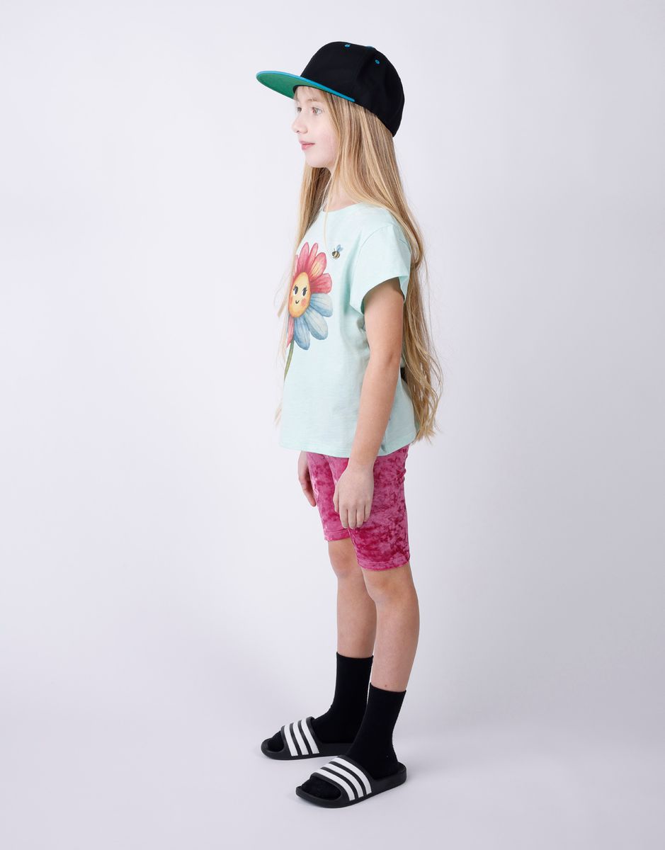 Minti Velvet Bike Pants - Hot Pink