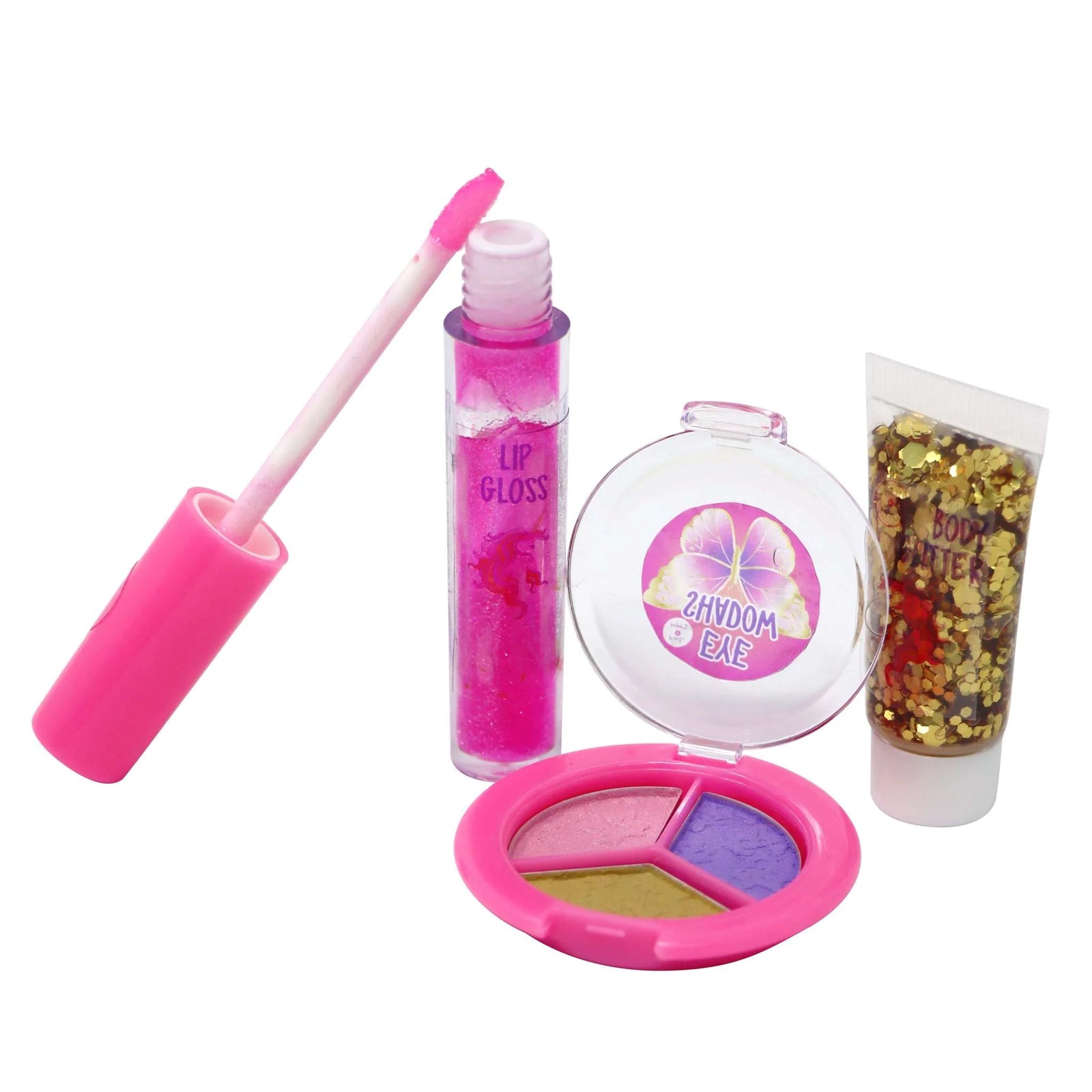 Pink Poppy Unicorn Butterfly Cosmetic Set