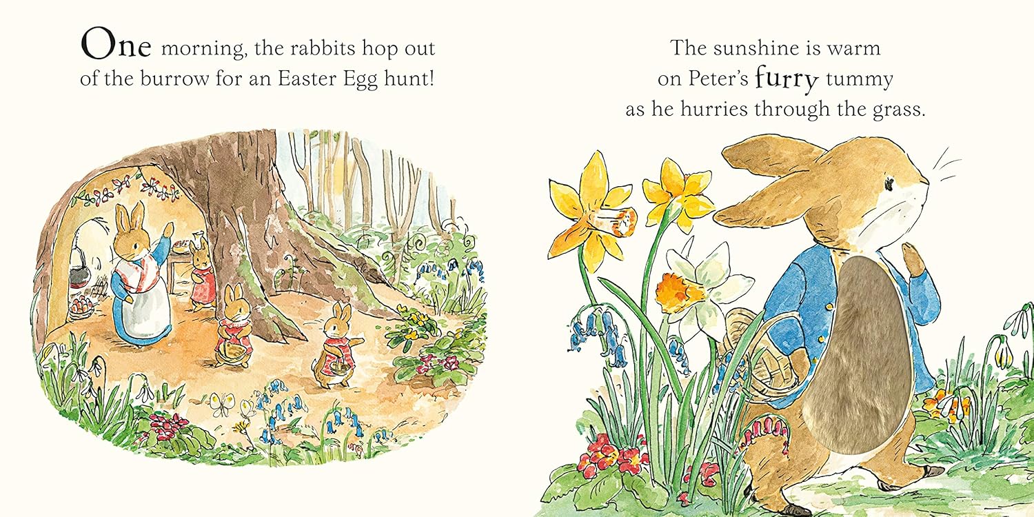 Peter Rabbit A Fluffy Easter Tale: A touch-and-feel book