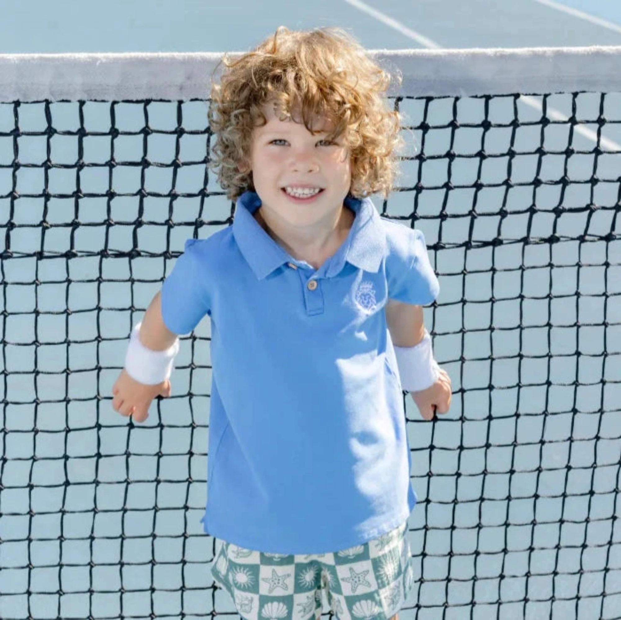 Milky Sky Blue Polo Shirt