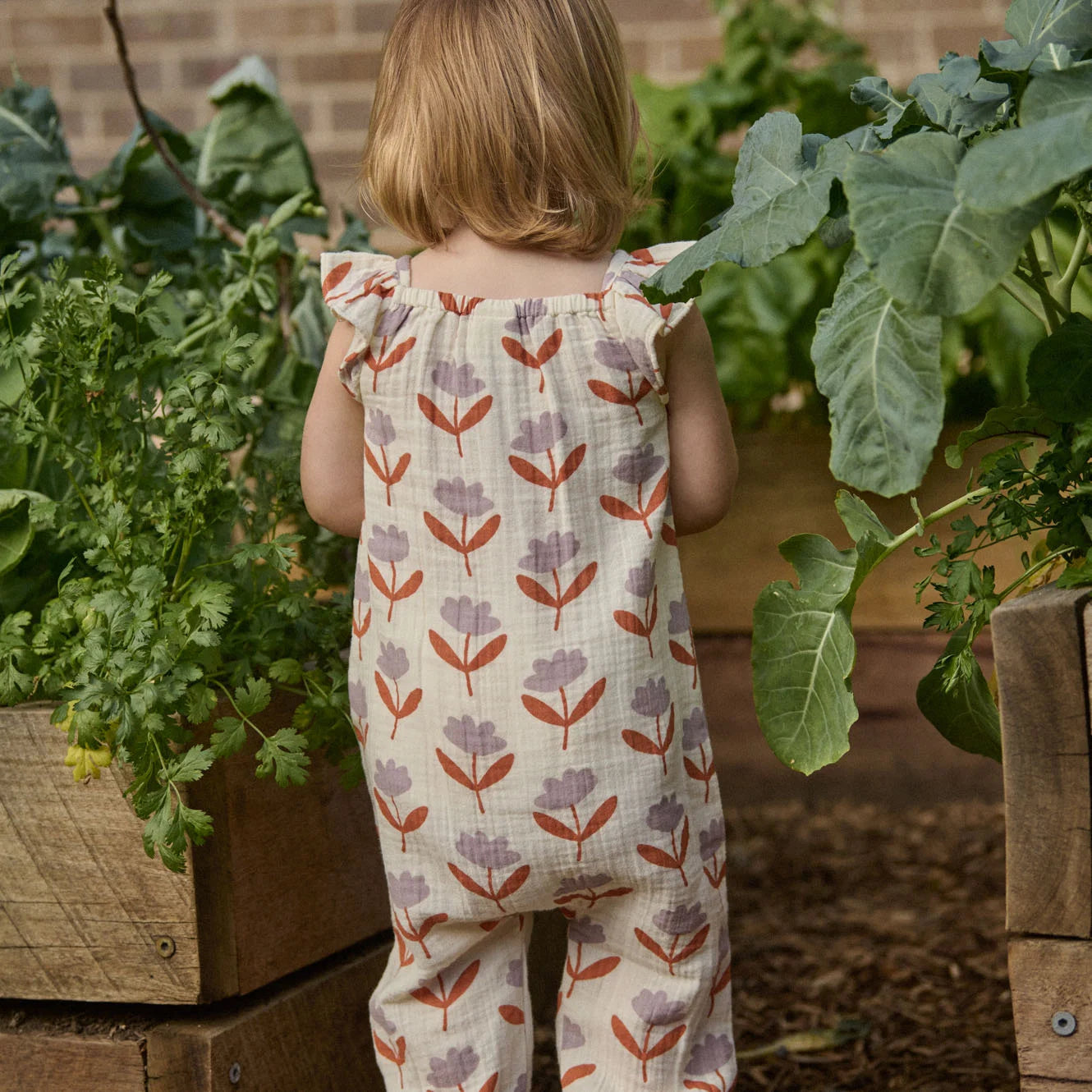 Nature Baby Tilda Suit Muslin - Fleurette Print
