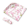 Cherry Blossom - Snuggle Hunny Baby Jersey Wrap &amp; Beanie Set