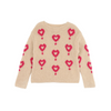 Fox &amp; Finch Girls Hearts Jumper