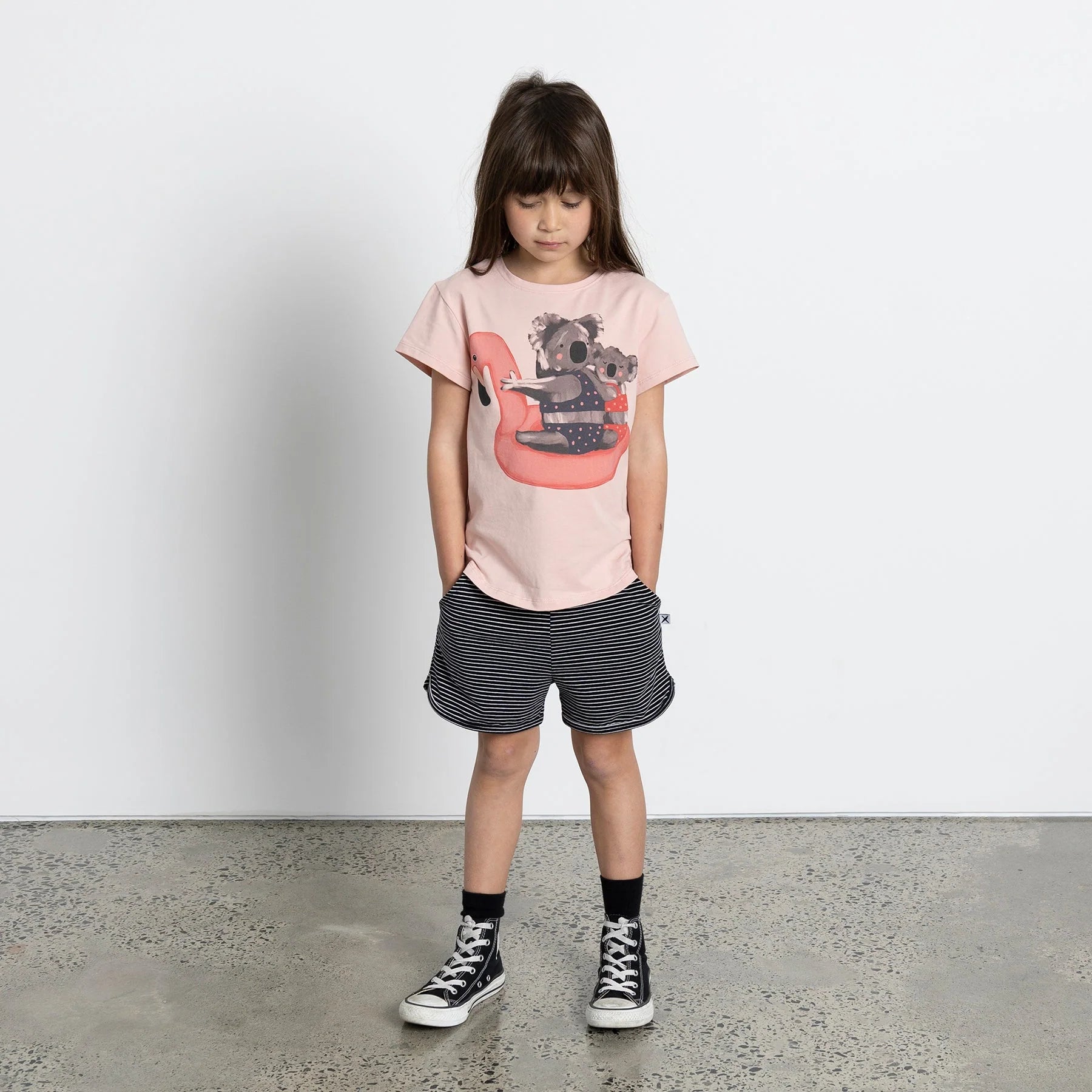 Minti Floating Koalas Tee - Muted Pink