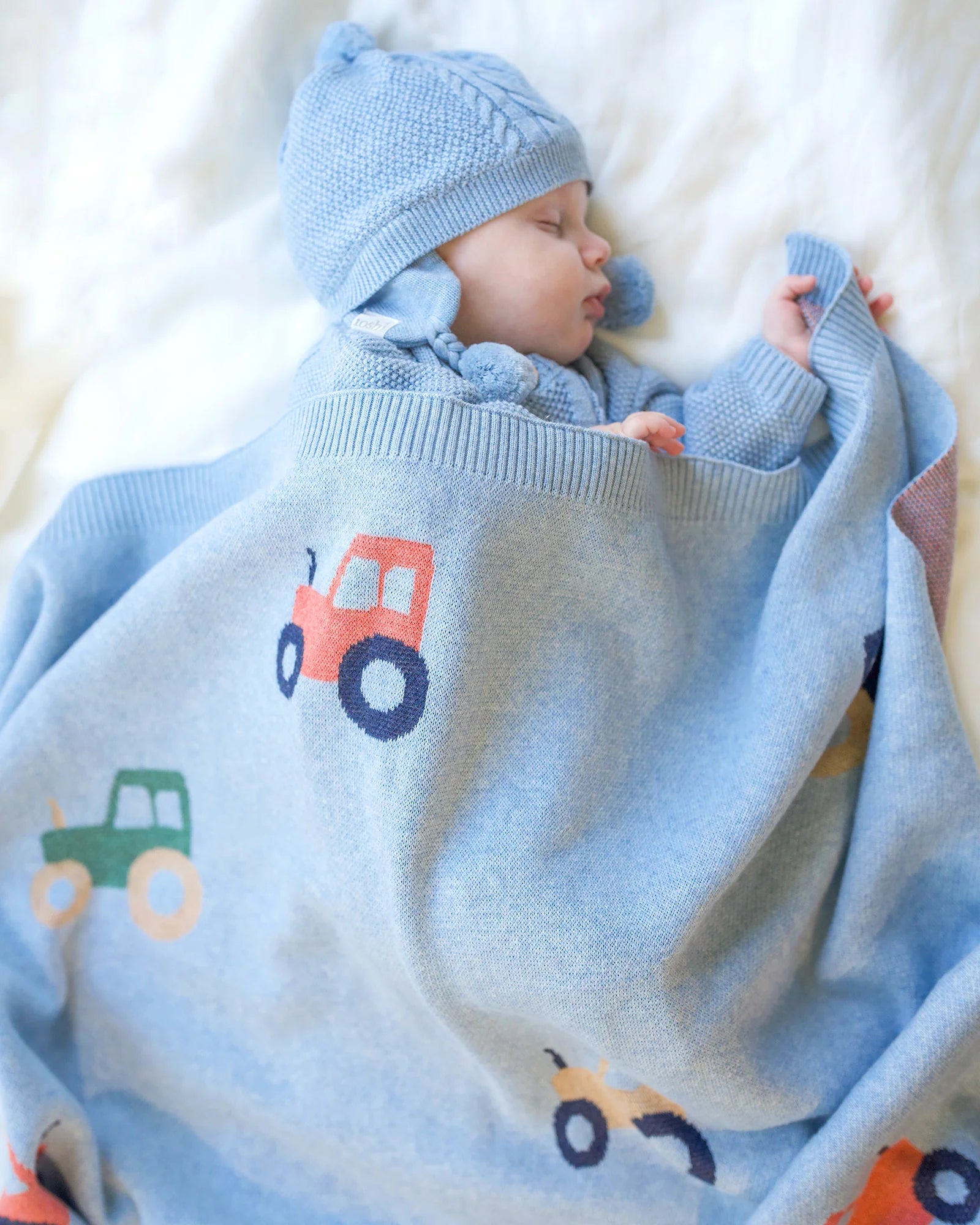 Toshi Organic Blanket Mystical - Tiny Tractors