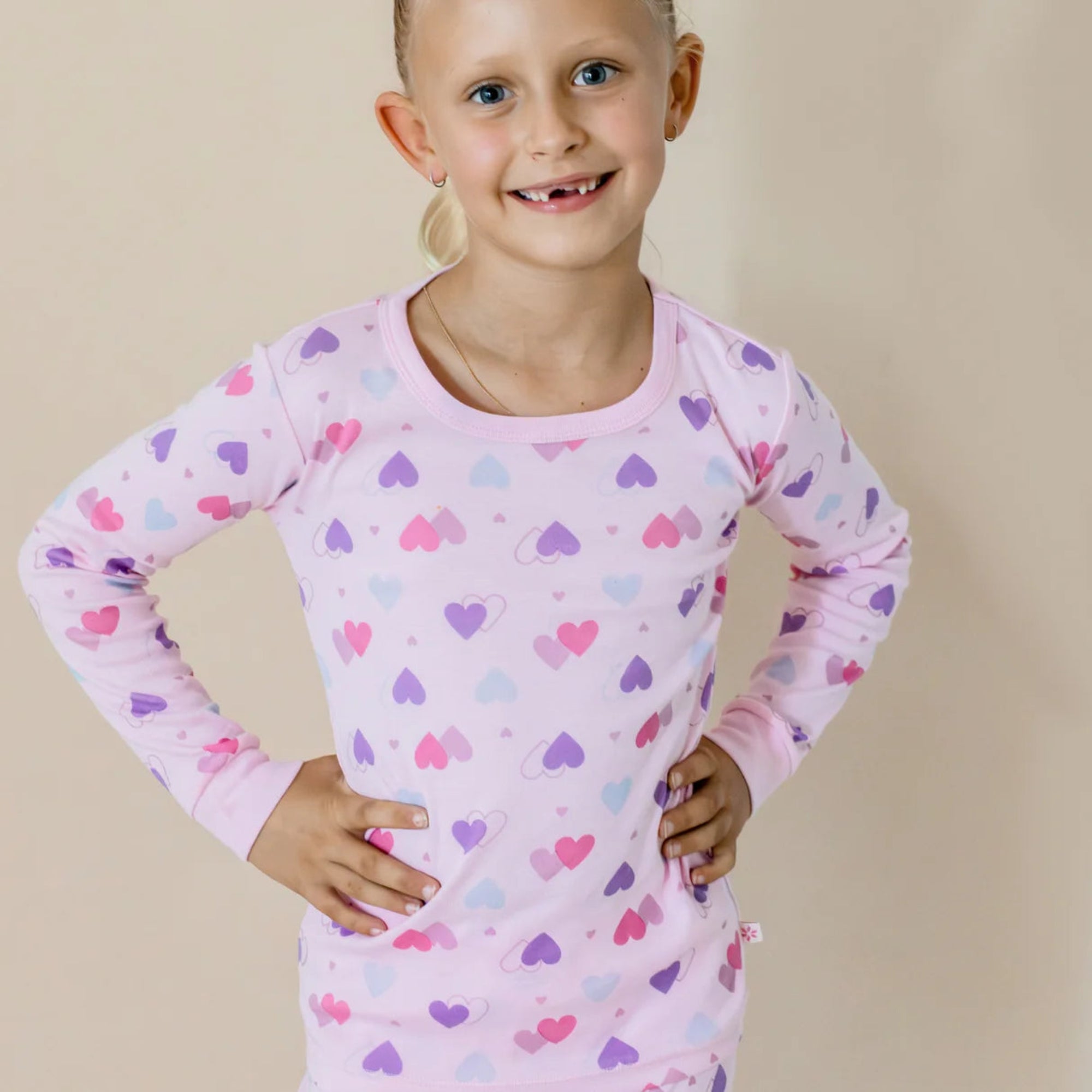 Marquise Girls Hearts Pj's