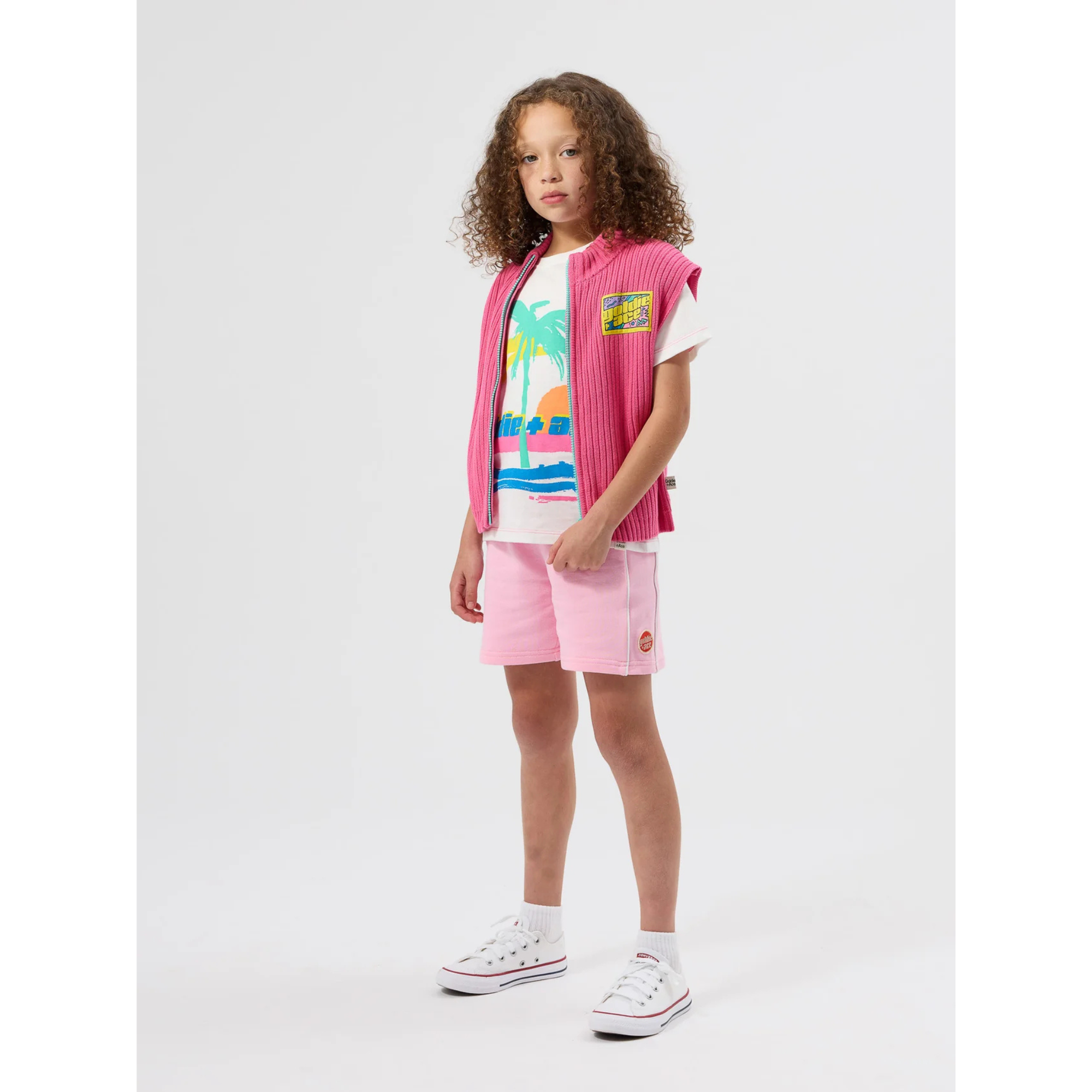 Goldie + Ace Palm Sunset T-shirt