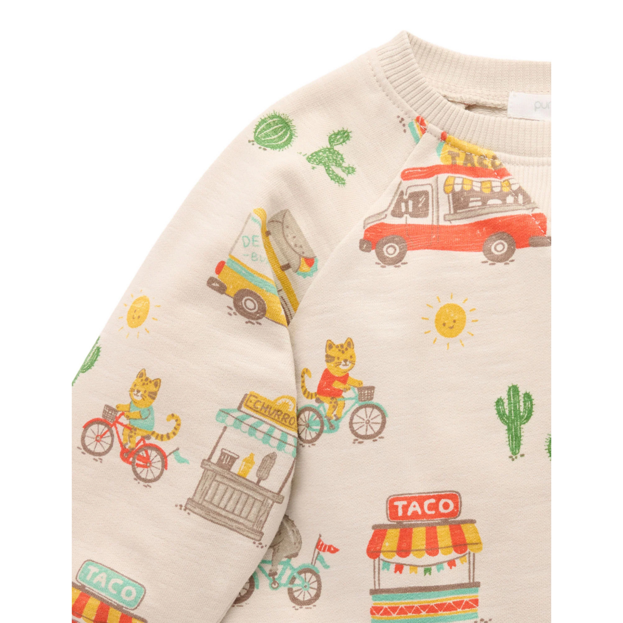 Purebaby Siesta Windcheater - Large Taco Truck Print