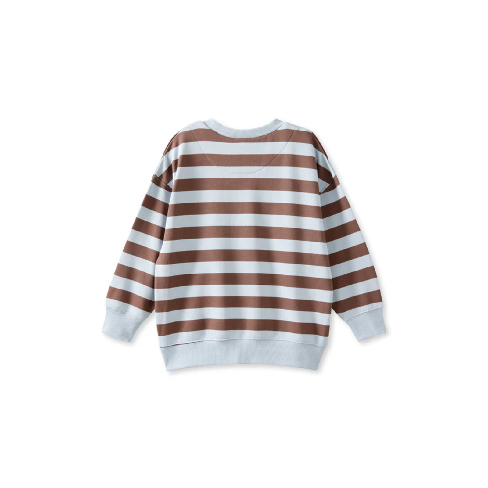 MIlky Feeling Fine Sweat - Soft Blue/ Latte