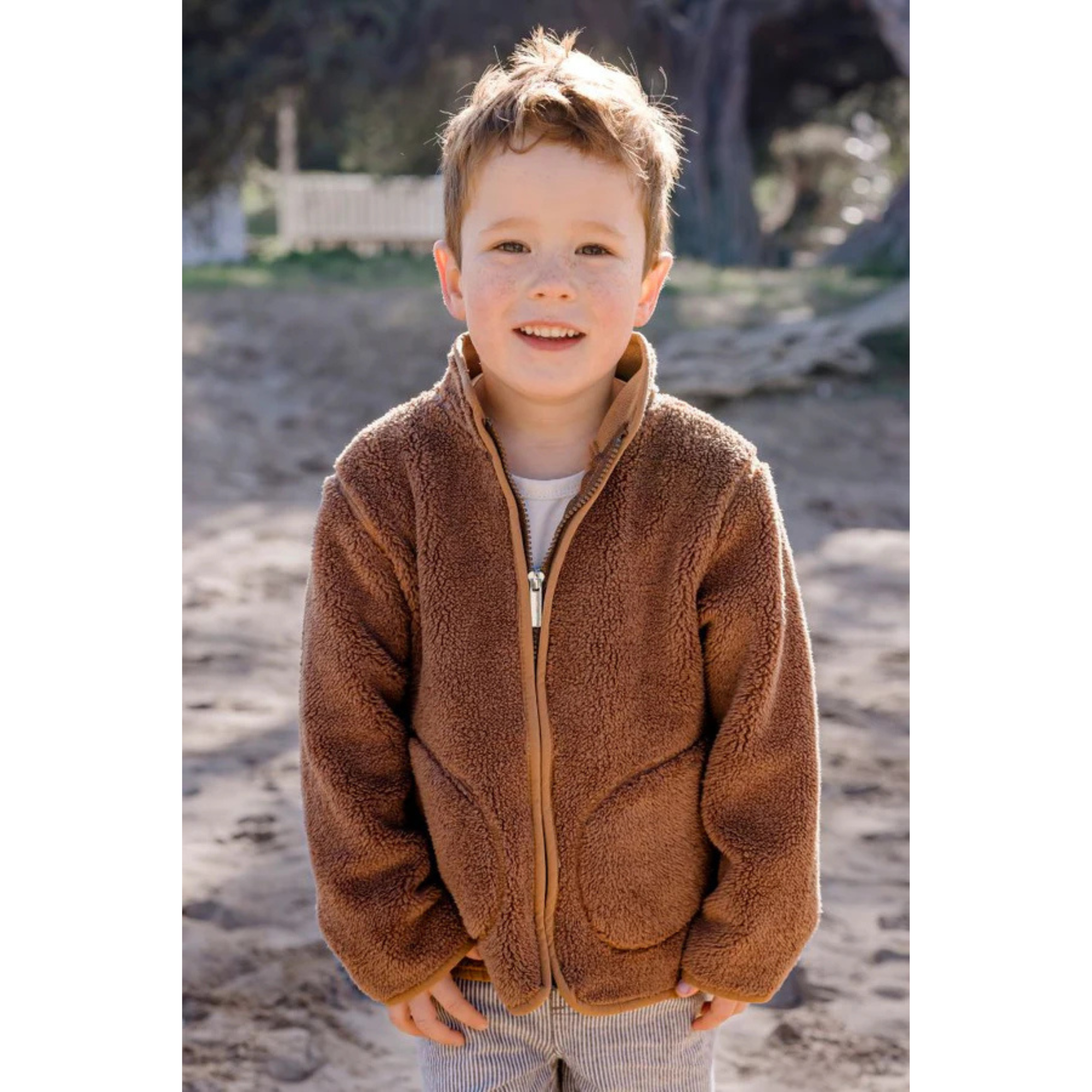 Milky Sherpa Jacket - Teddy - Tan