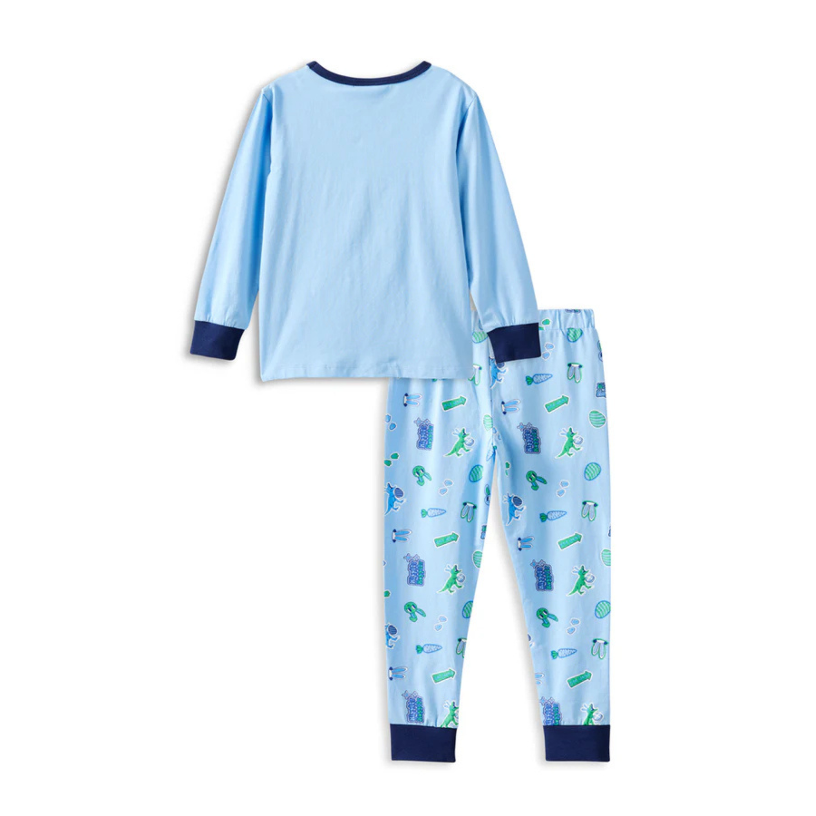 Milky Rascal Bunny Pj's - Steel Blue