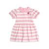 Huxbaby - Strawberry Stripe Puff Sleeve Dress
