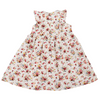 Korango Floral Dress with frill - White