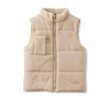 Milky Nougat Puffer Vest