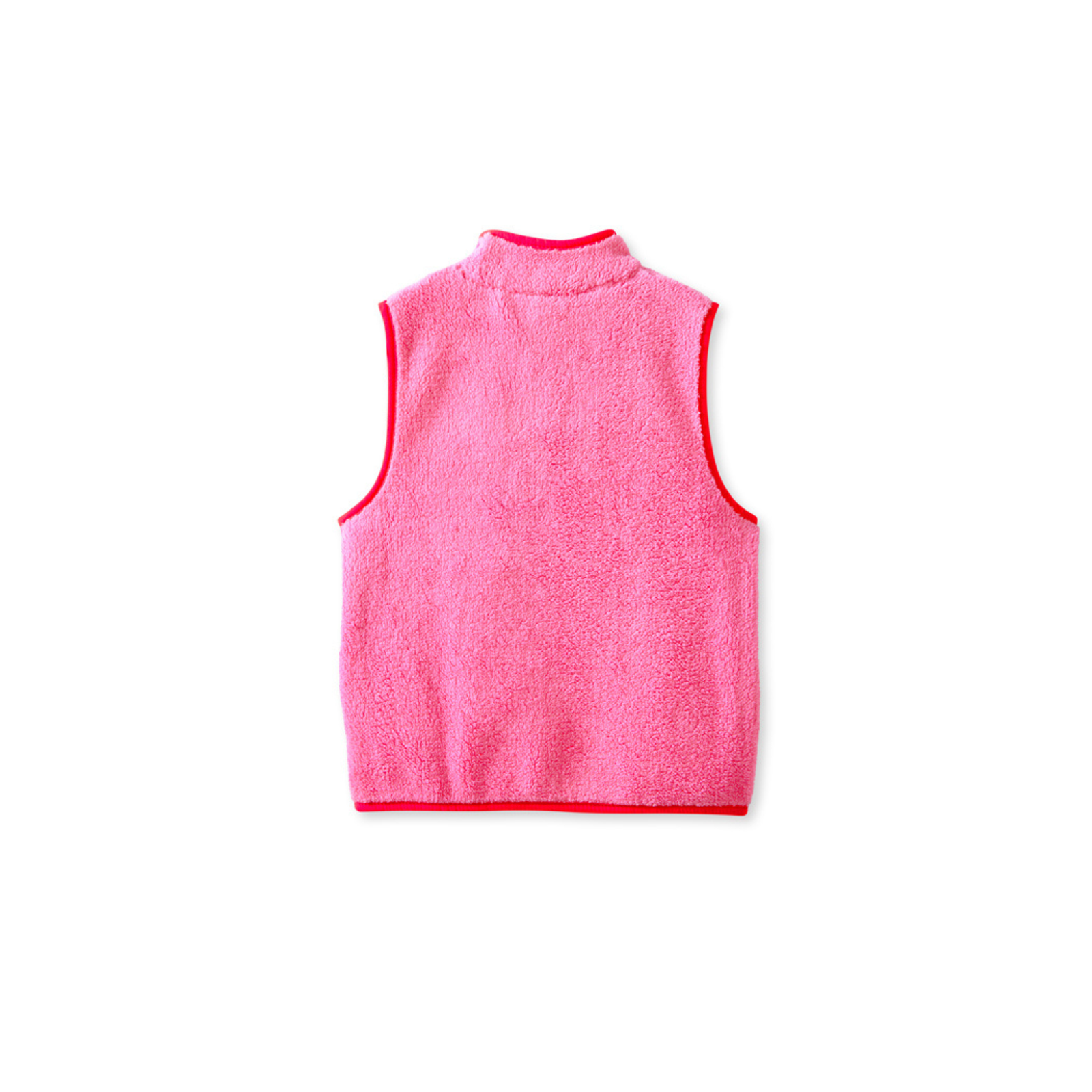 Milky Bubblegum Sherpa Vest - Bubblegum
