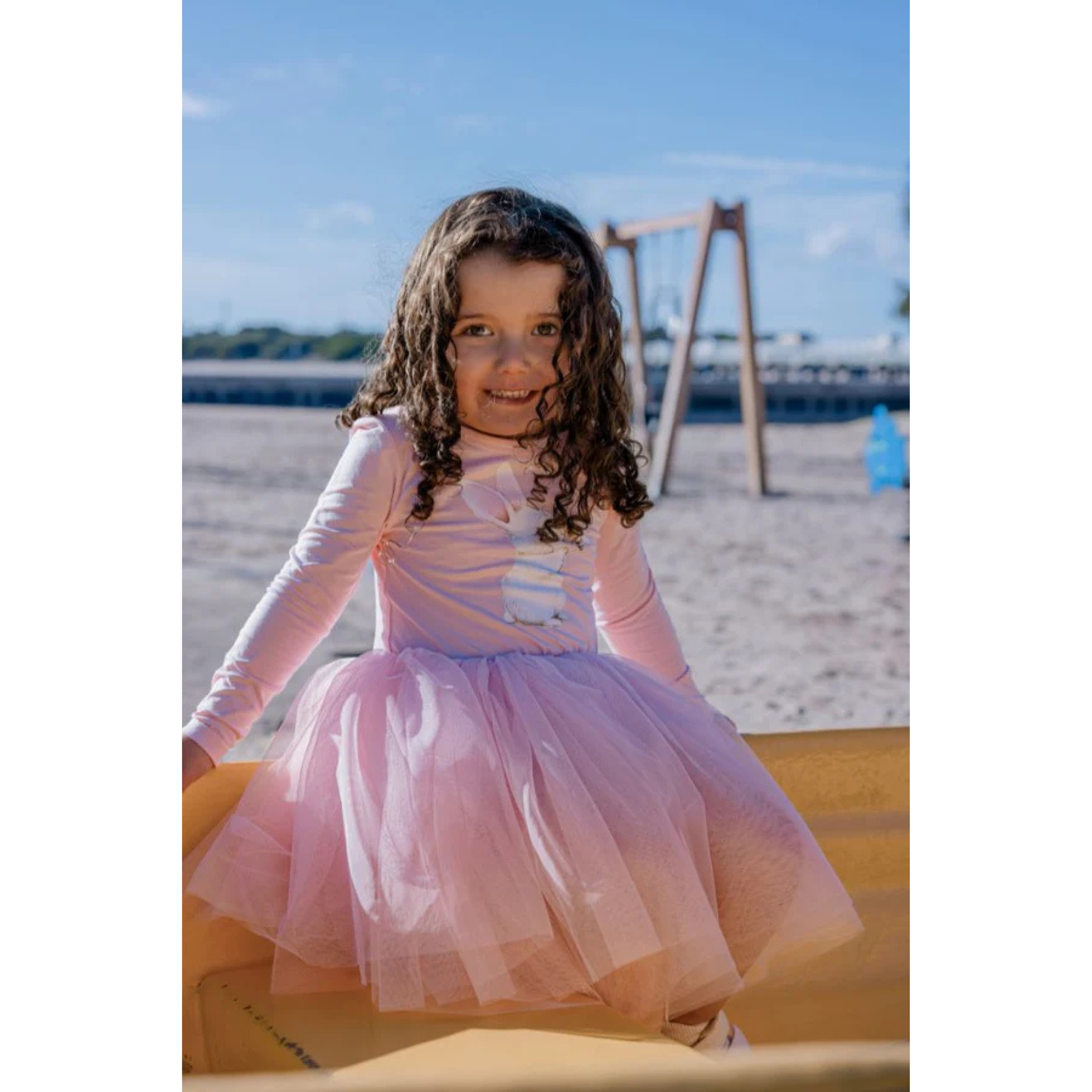 Milky Bunny Kisses Tutu Dress - Blush Pink