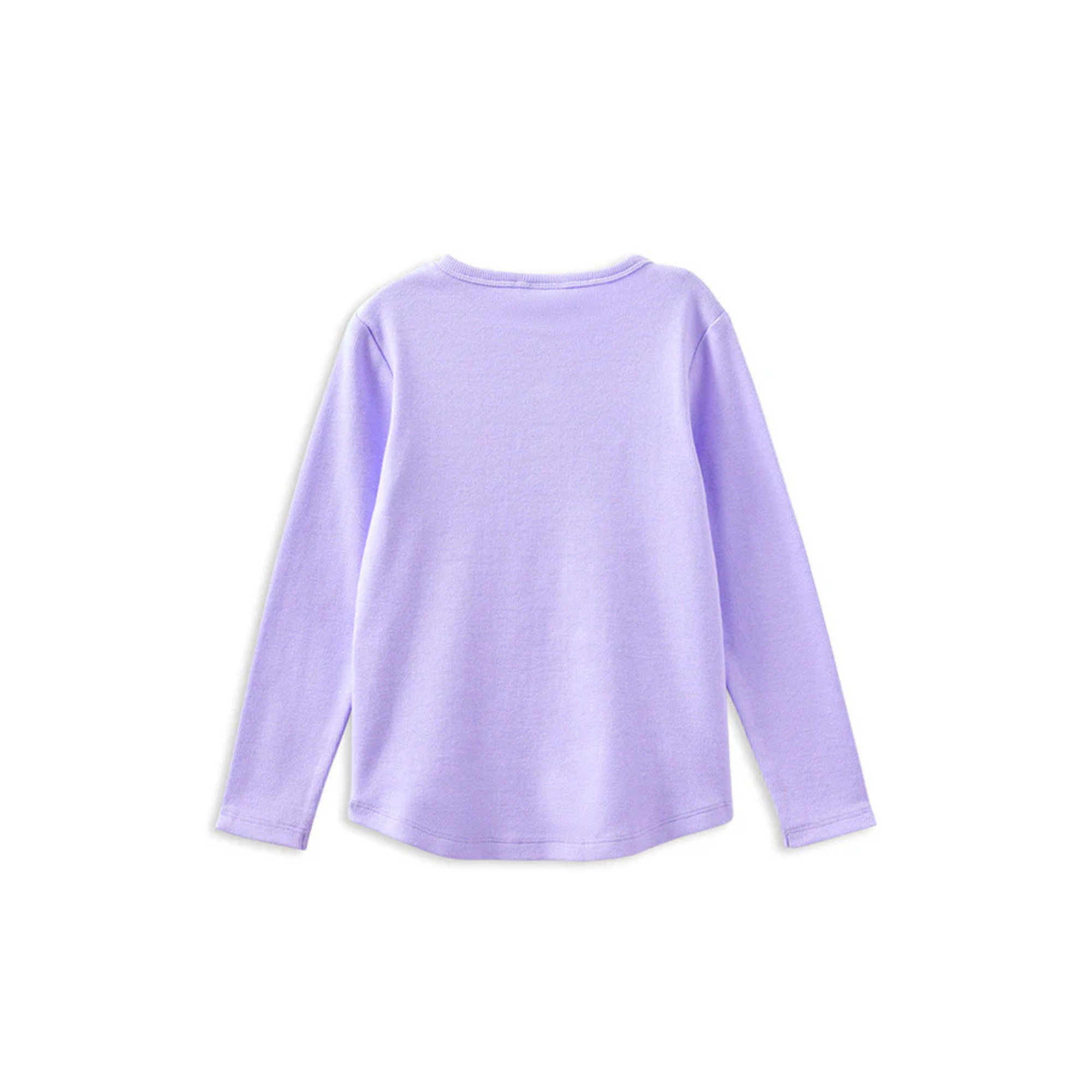 Milky Lavender Henley - Lavender