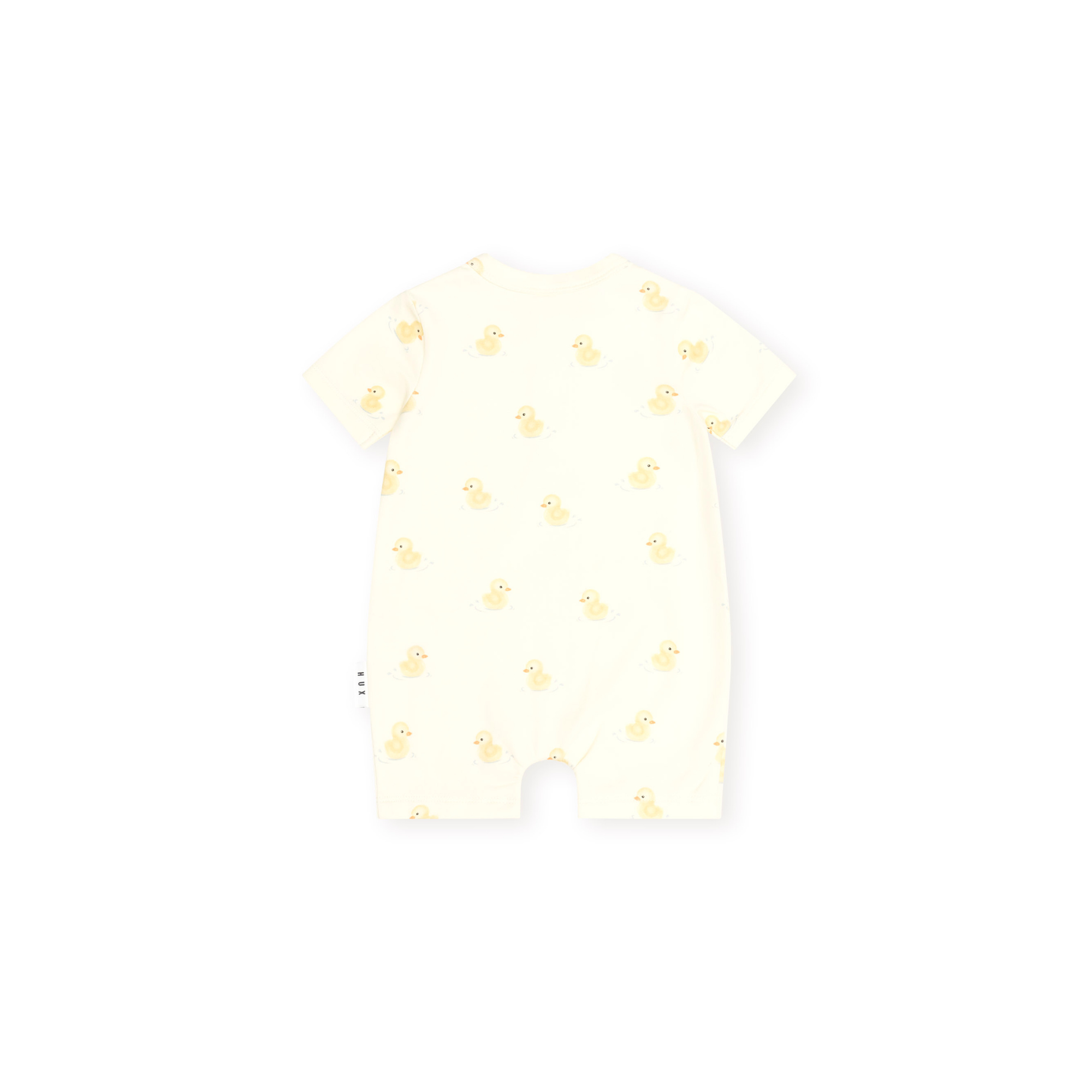 Huxbaby Rubber Ducky Henley Bodysuit - Butter