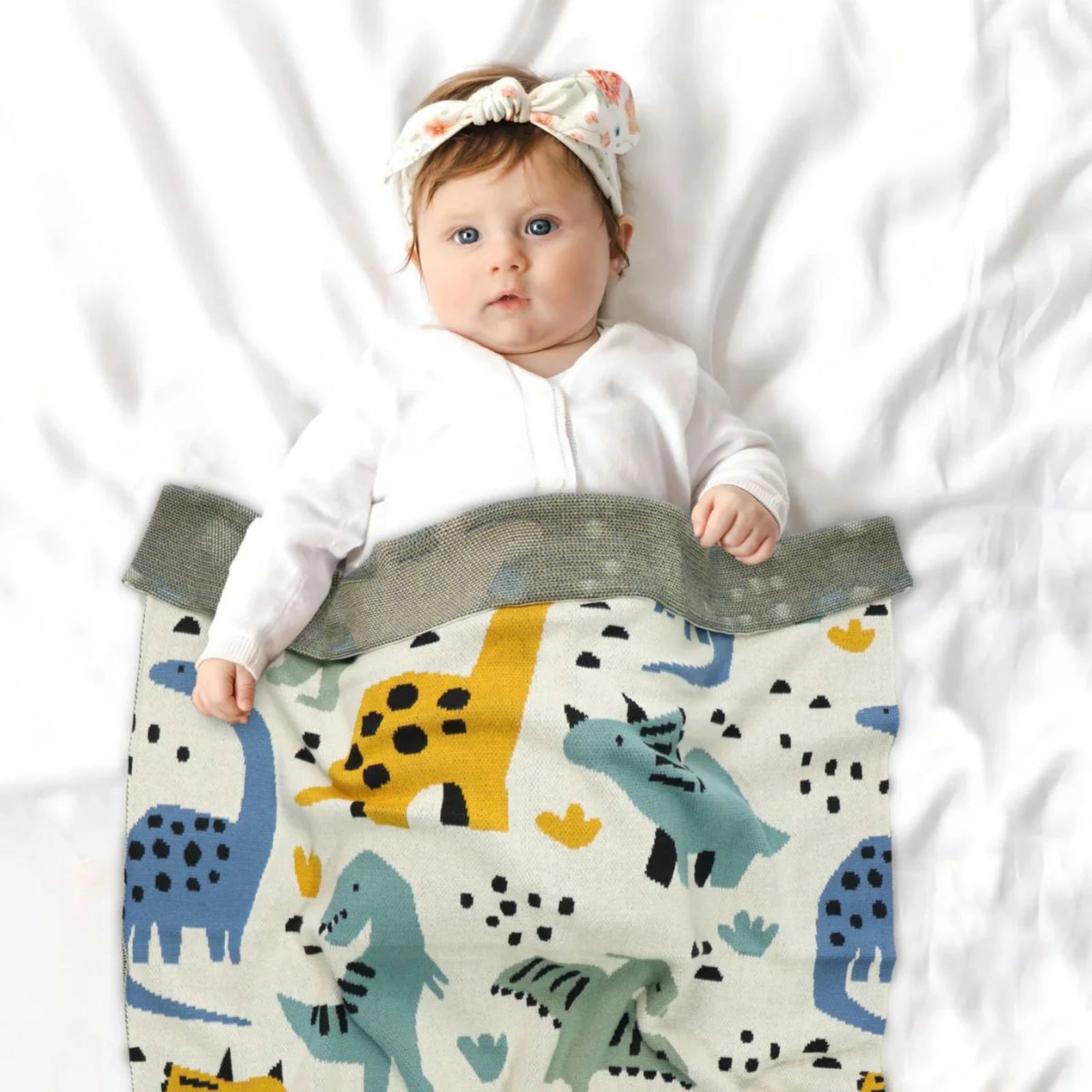 Di Lusso - Dean Dinosaur Baby Blanket