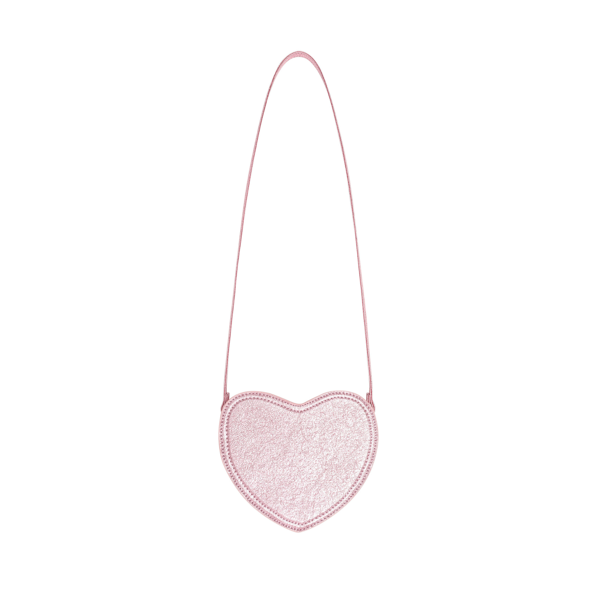 Huxbaby Strawberry Sequin Heart Bag - Strawberry Metallic