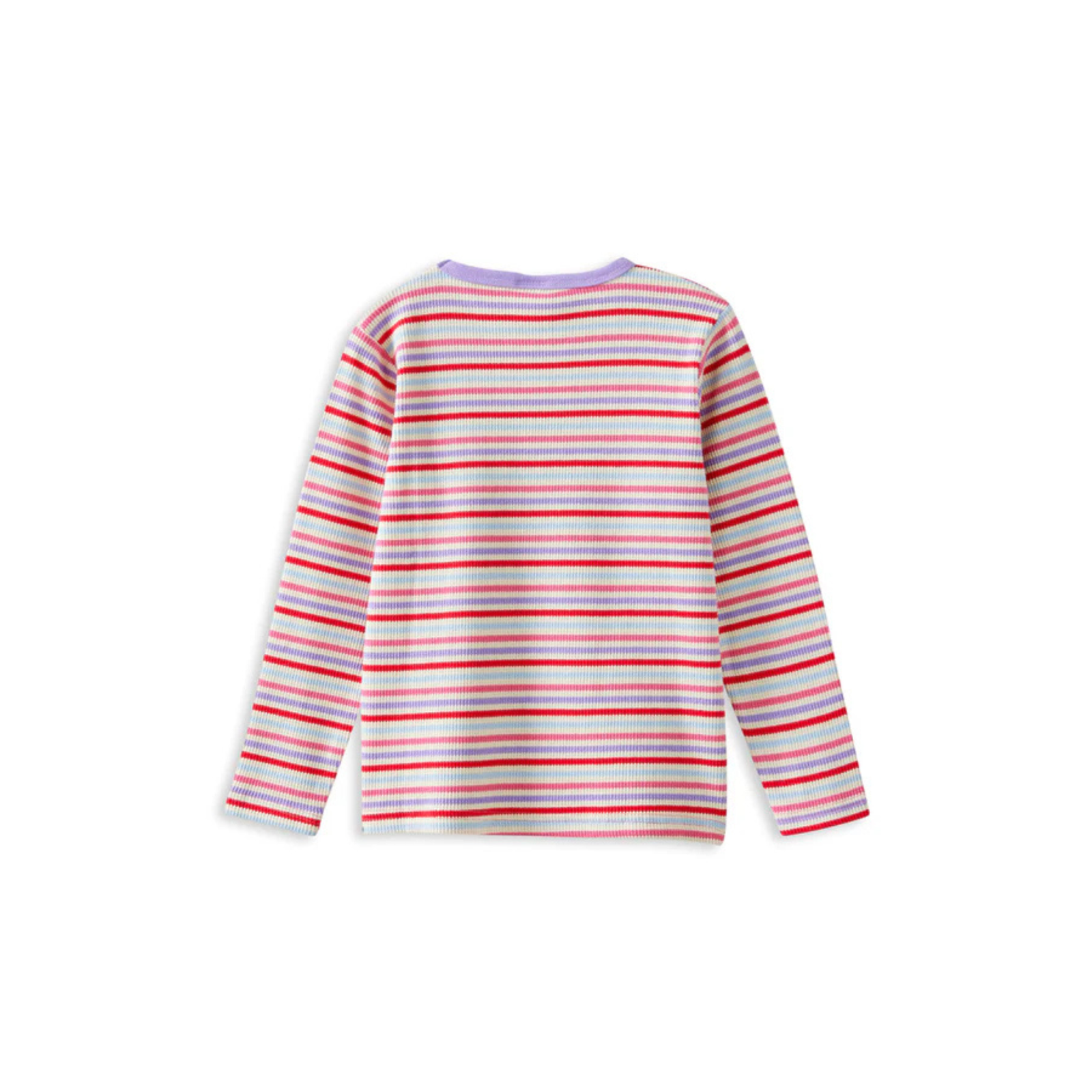 Milky Jellybean Waffle Tee - Multi Stripe