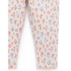 Purebaby Rib Leggings  - Dahlia Print