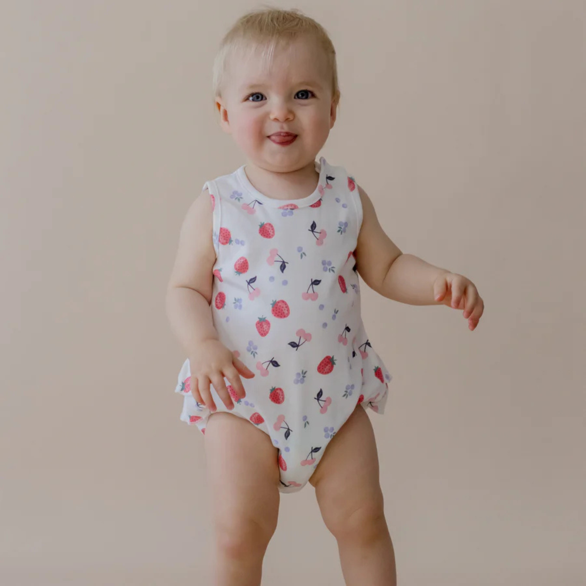 Marquise Field of Berries Frill Bodysuit