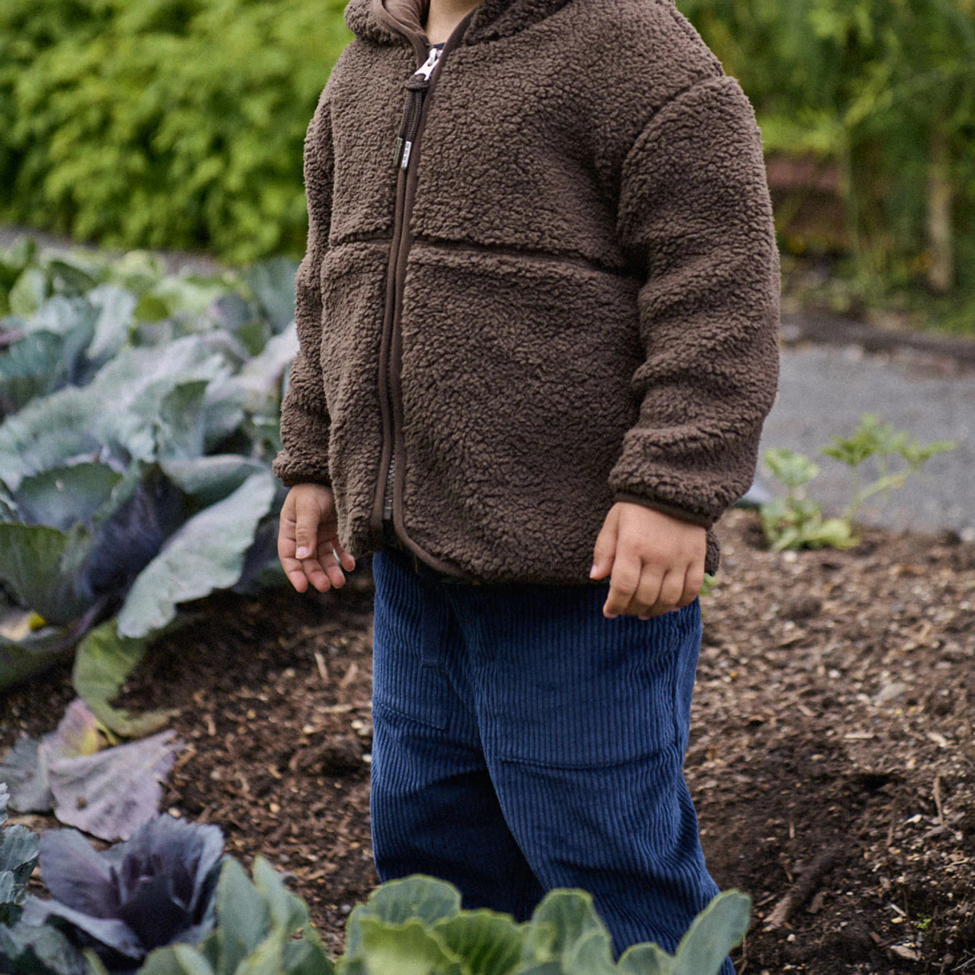 Nature Baby Teddy Cord Pants - Navy