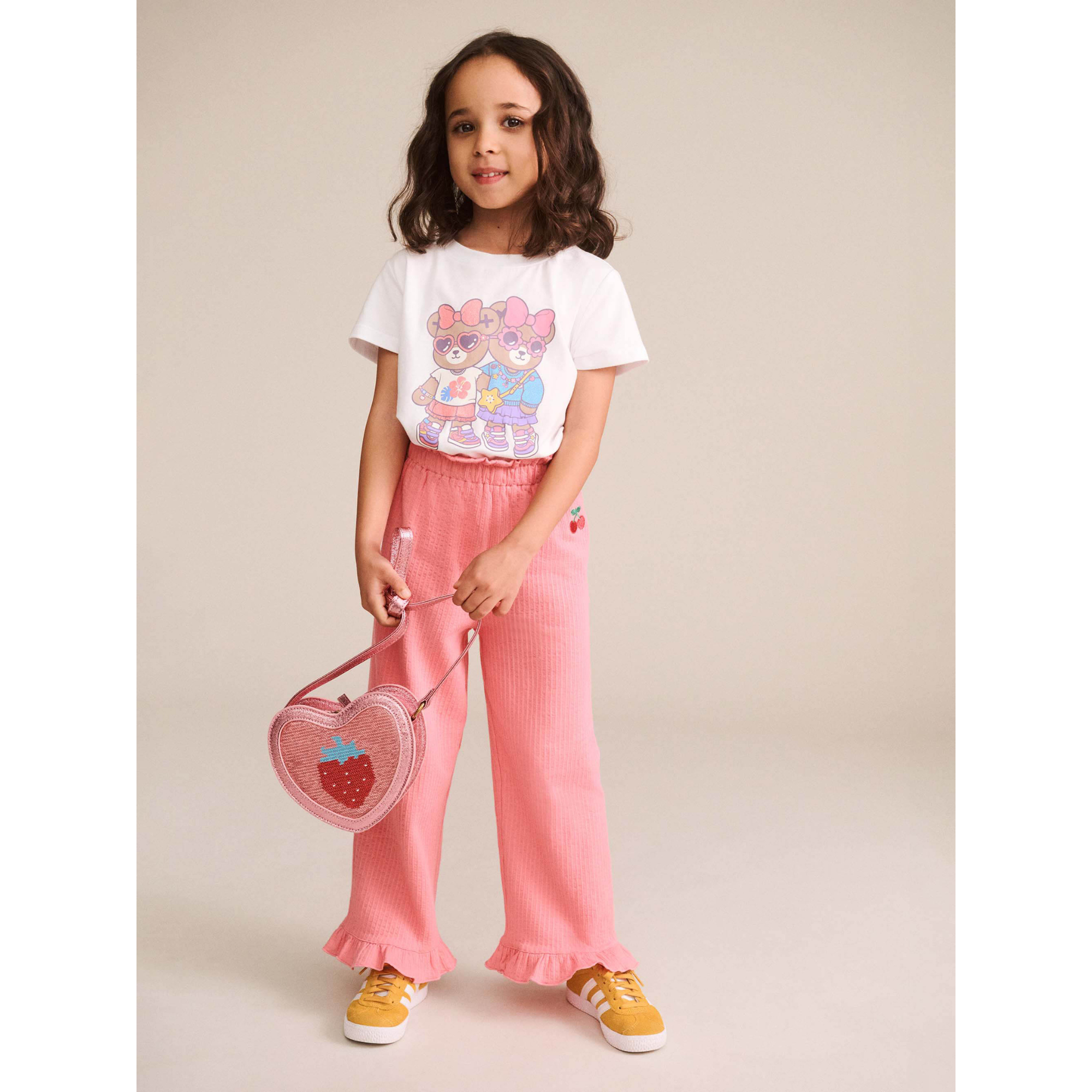 Huxbaby Strawberry Sequin Heart Bag - Strawberry Metallic