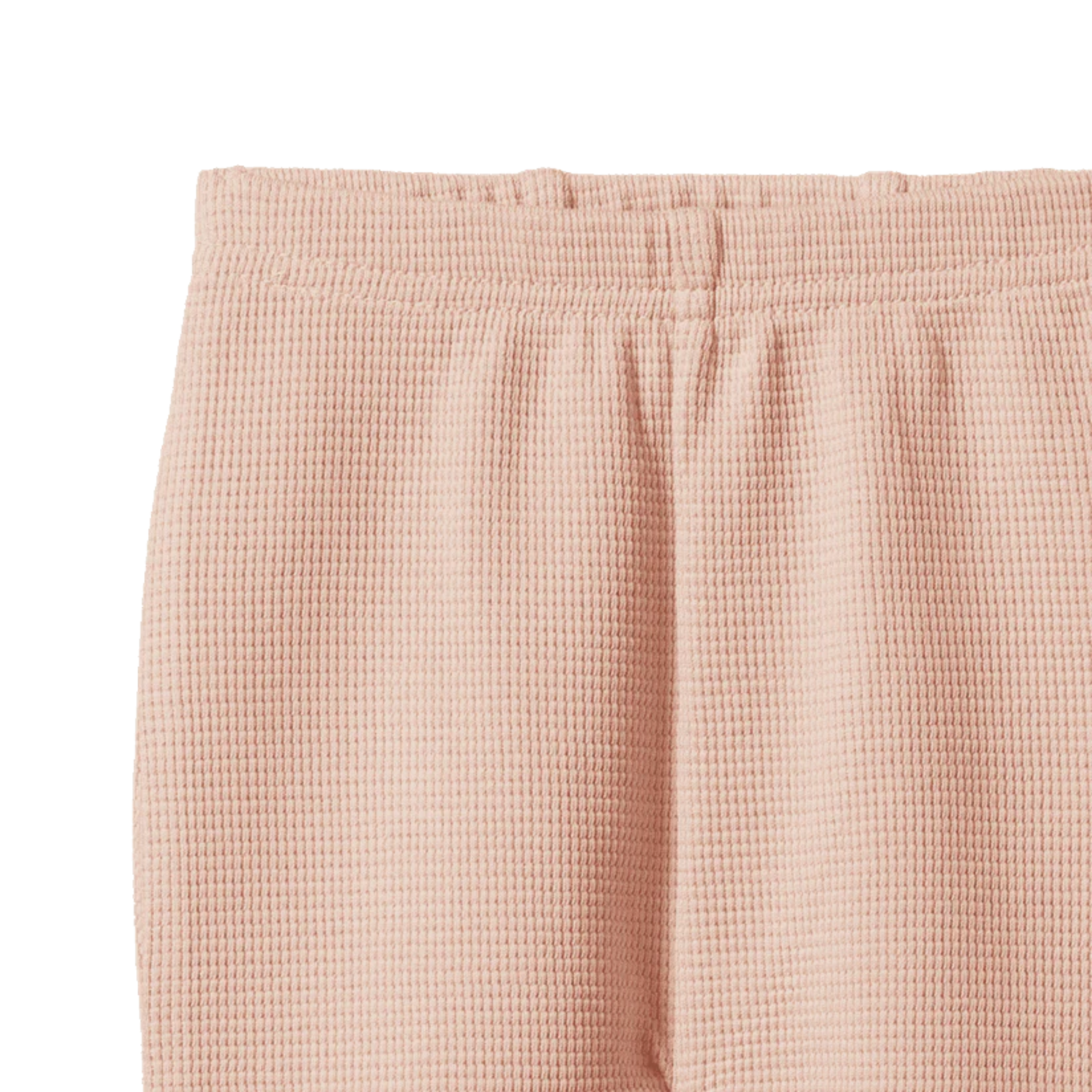 Nature Baby Selby Waffle Pants - Rose Dust