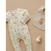 Purebaby Thick Zip Growsuit - Bunny Print