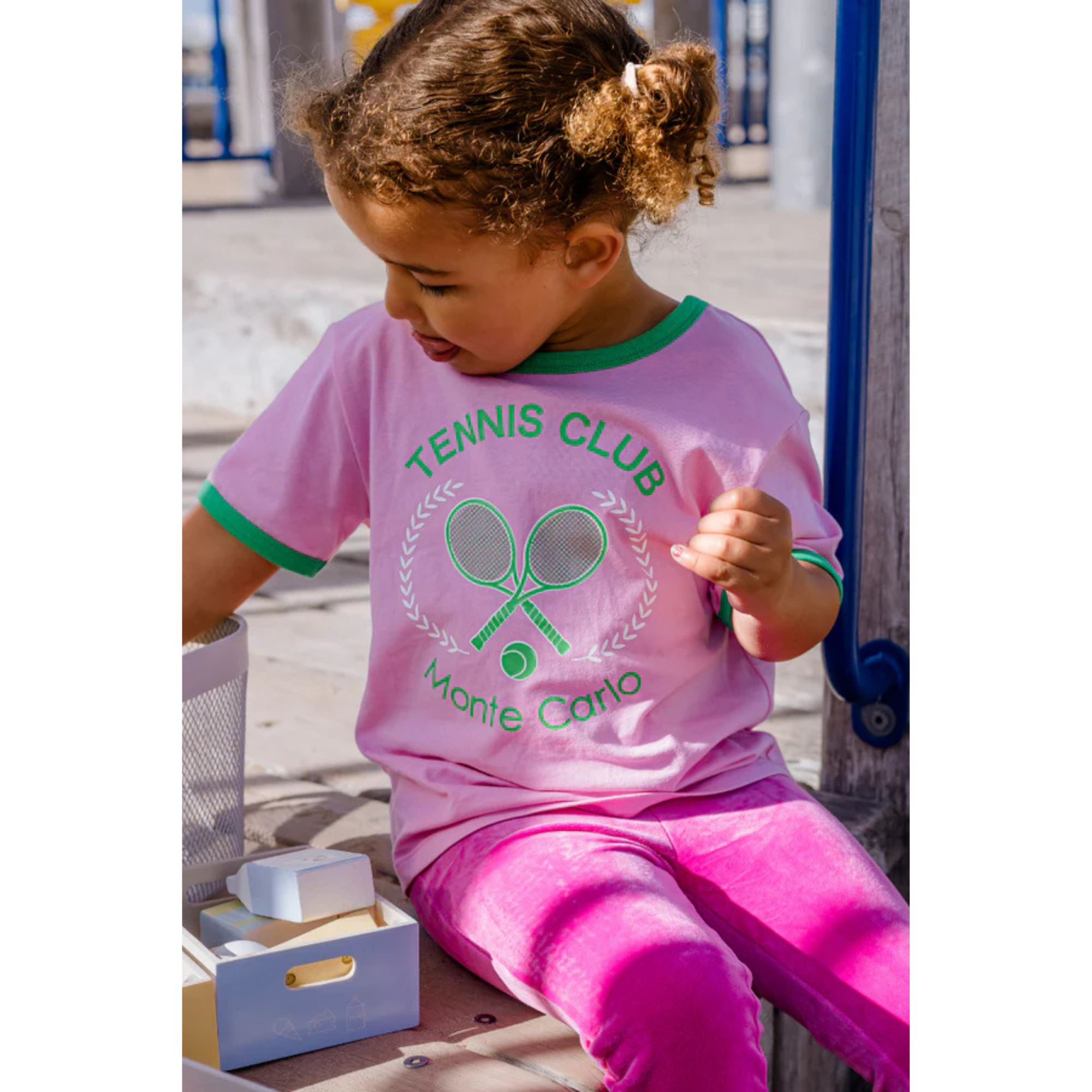 Milky Pink Lemonade Velour Flares - Pink Lemonade