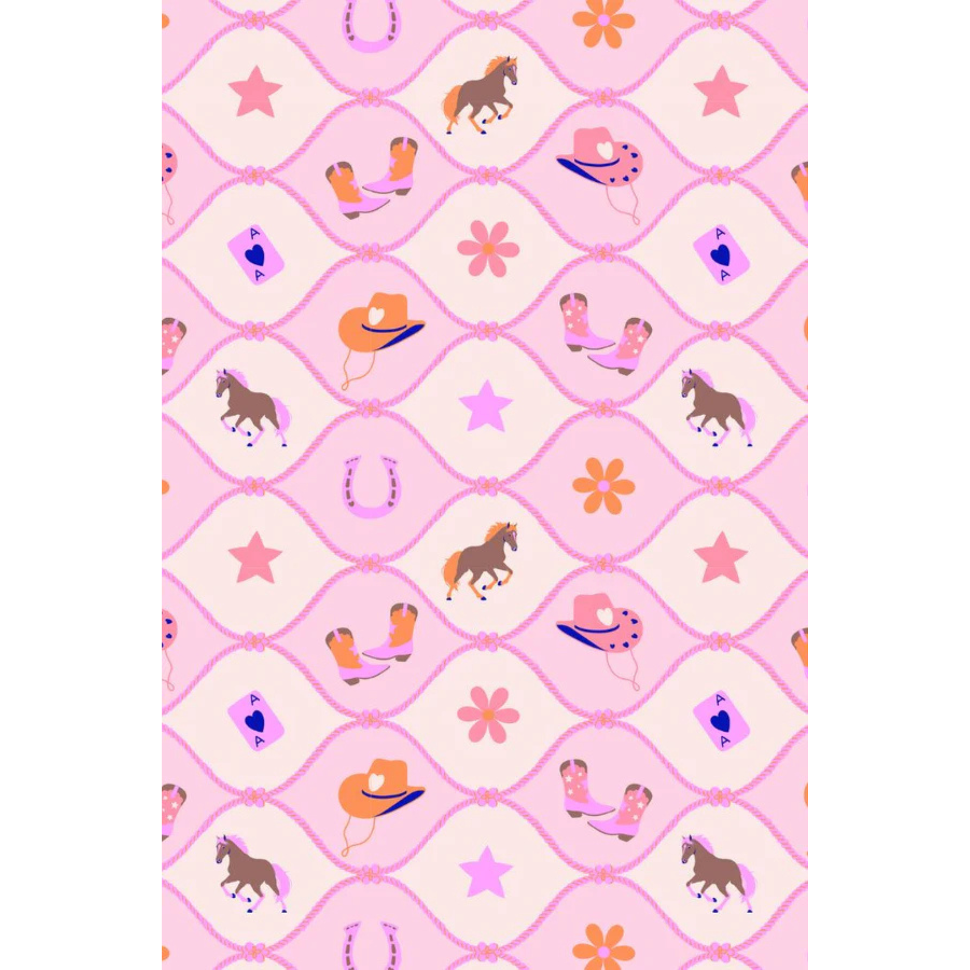 Milky Rodeo Dreams Pj's - Off White / Pink