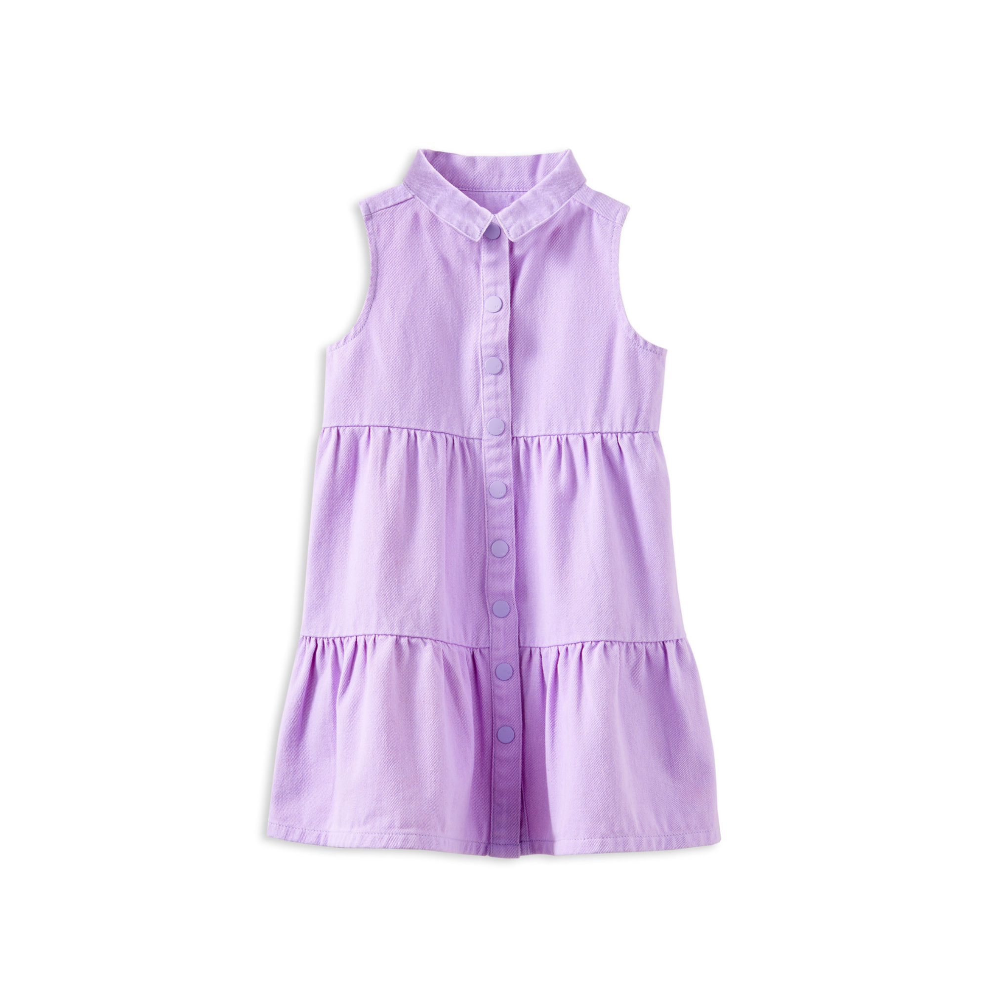 Milky Lilac Twill Dress