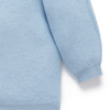 Purebaby Textured Cardigan - Blue  Melange