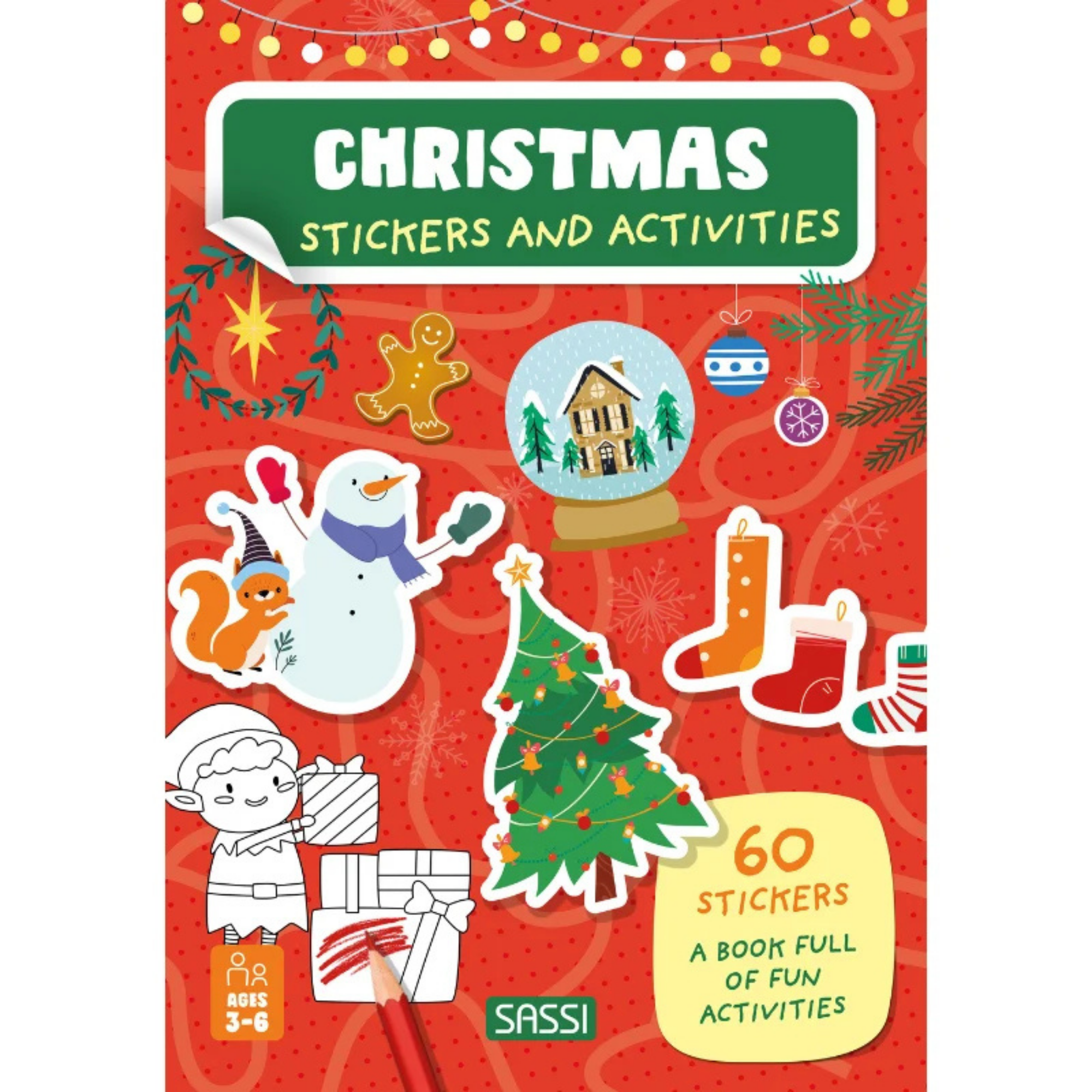 Sassi Stickers and Activities Book - Christmas
