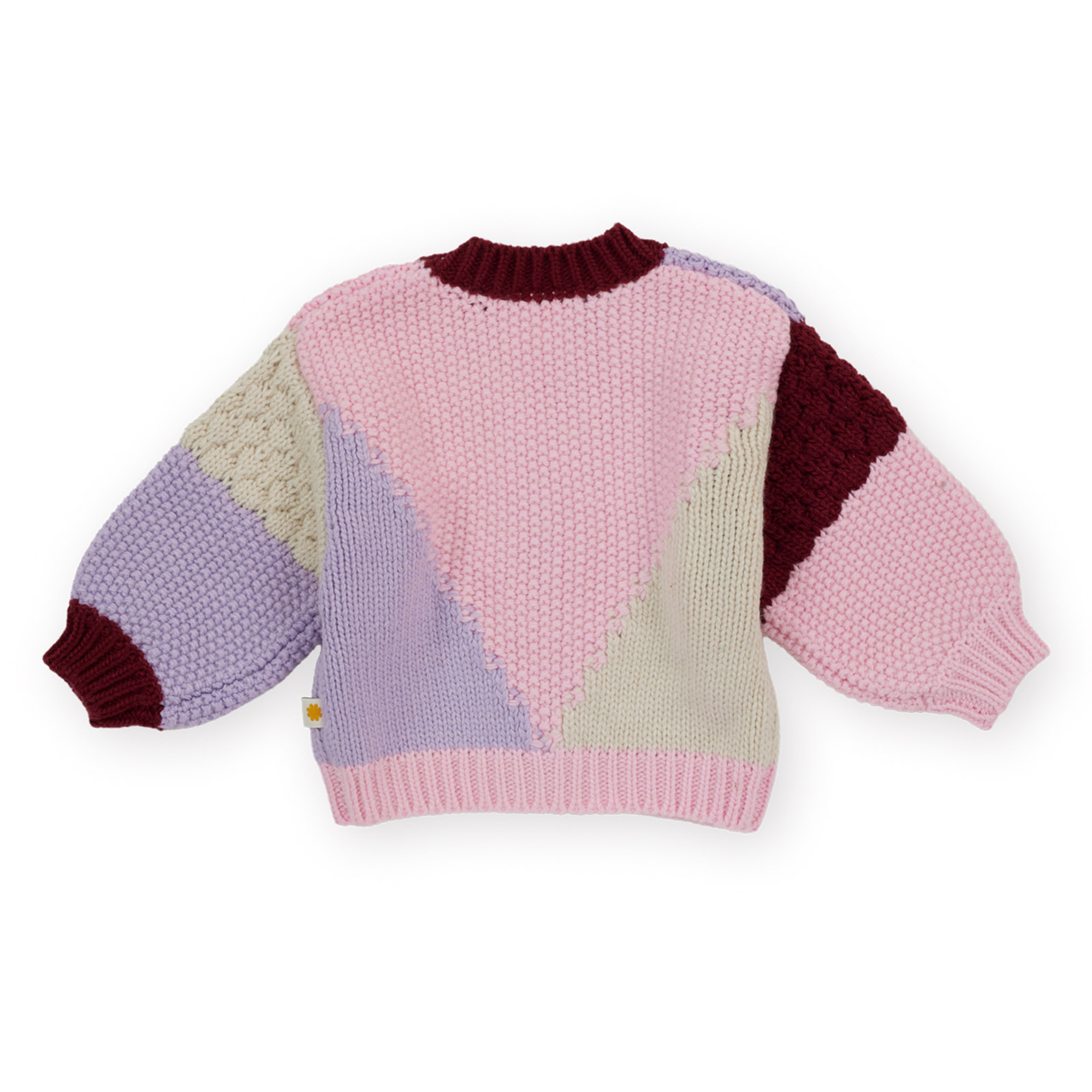 Goldie + Ace Colour Block Knit Cardigan