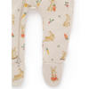 Purebaby Thick Zip Growsuit - Bunny Print