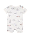 Bebe Finley Print Short Sleeved Romper