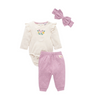 Purebaby 3 Piece Gift Set - Lavender Melange