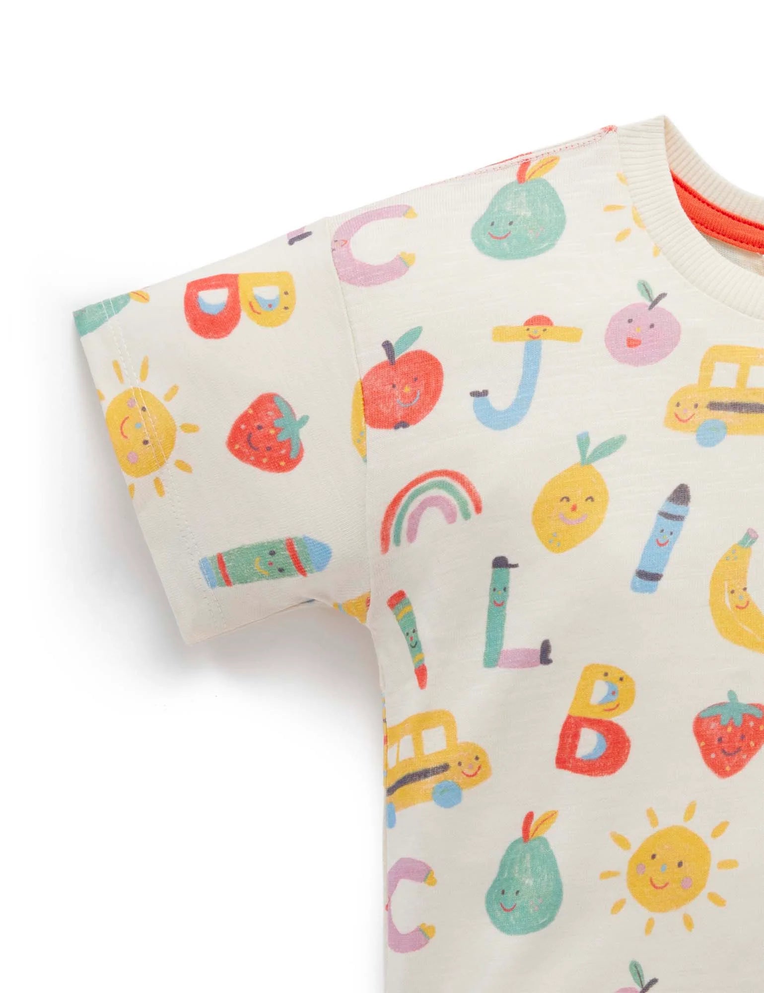 Purebaby Alphabet Relaxed Tee
