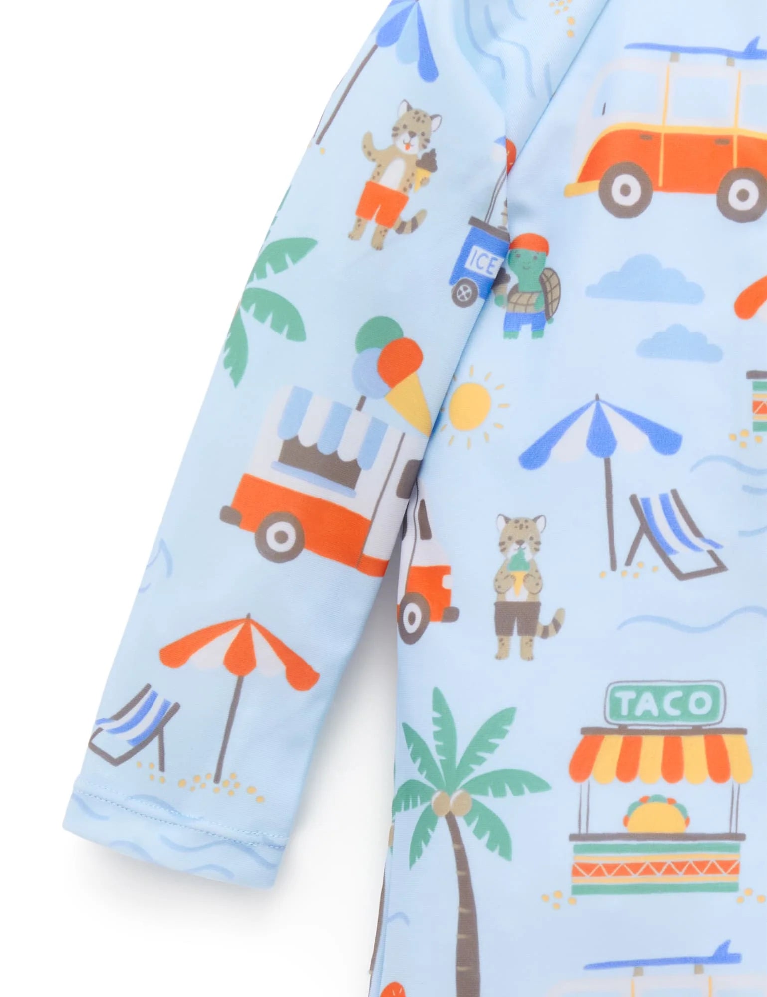 Purebaby Cancun Long Sleeve Rashie Sunsuit